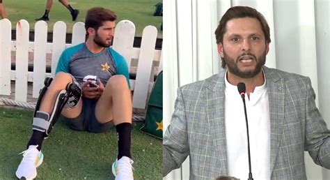 Shaheen Undergoing Rehab At His Own Expense Afridi Makes Shocking