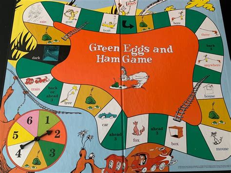 Green Eggs and Ham Board Game Dr. Seuss 1990's - Etsy