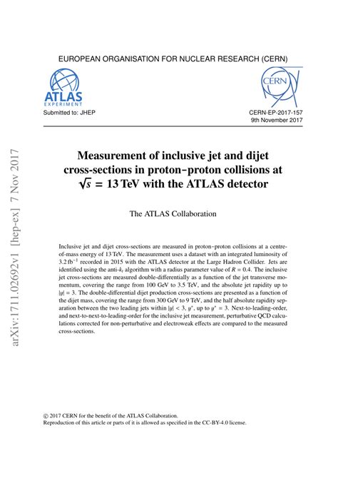 PDF Measurement Of Inclusive Jet And Dijet Cross Sections In Proton