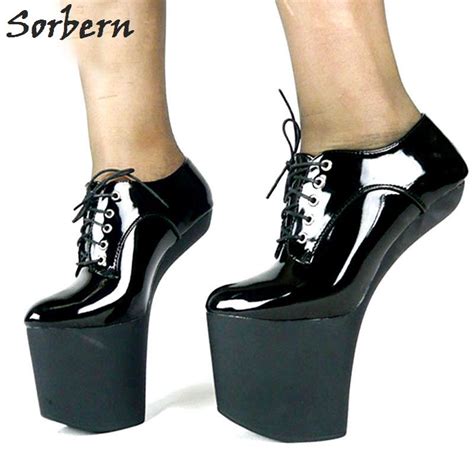 Sorbern Bdsm Extreme High Heel Dress Shoes Strange Hoof Heelless Sexy