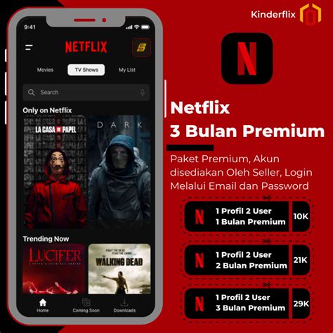 Jual Netflixx Premium Bulan Uhd K Tv Pc Hp Shopee Indonesia