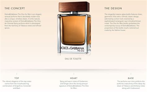 Sale Dolce And Gabbana The One Scent Notes In Stock