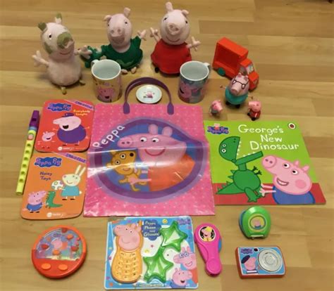 PEPPA PIG & George Dinosaur Plush Soft Toy Teddy 2003 Mixed Bundle £20. ...