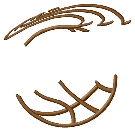 Half Basketball Outline - ClipArt Best