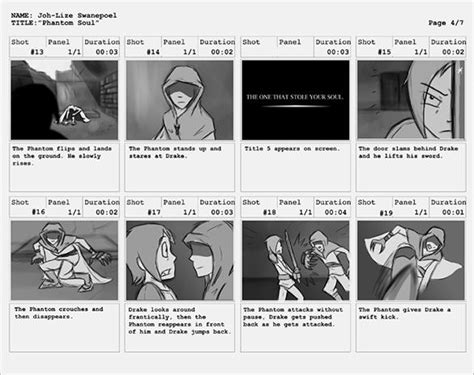 Animation Storyboard Sample | HQ Printable Documents