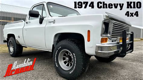 1974 Chevy K10 Short Bed 4x4 350 V8 YouTube