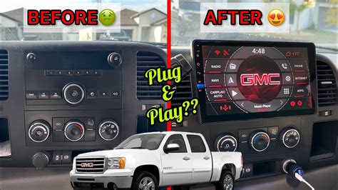 How To Install 10” Android Plug And Play Unit Chevy Silverado Gmc Sierra 2007 2013 Youtube