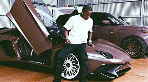 Travis Scott Has A Color Obsession Paints All His Cars In A Specific