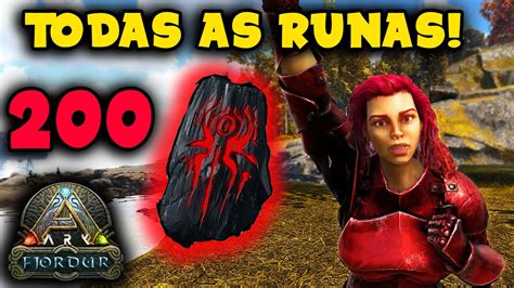 GUIA DE LOCALIZAÇÃO DE TODAS AS RUNAS DO MAPA FJORDUR ARK Survival