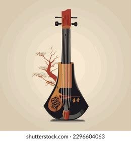 Shamisen Japanese Traditional Music Instrument Vector Stock Vector (Royalty Free) 2296604063 ...