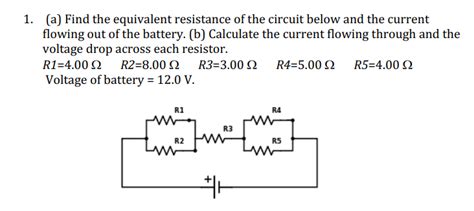 Solved A Find The Equivalent Resistance Of The Circui