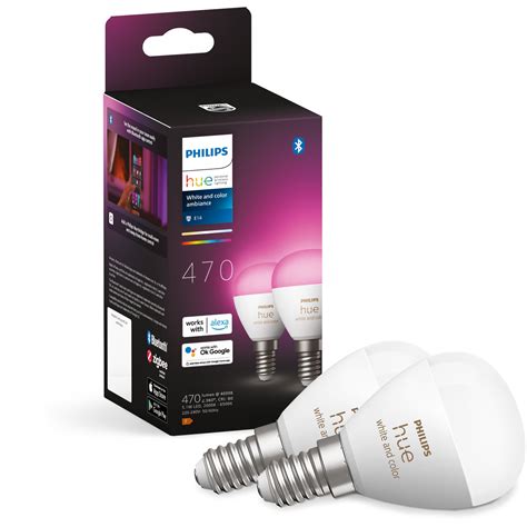 Pachet Becuri Led Rgb Inteligente Philips Hue P Bluetooth Zigbee