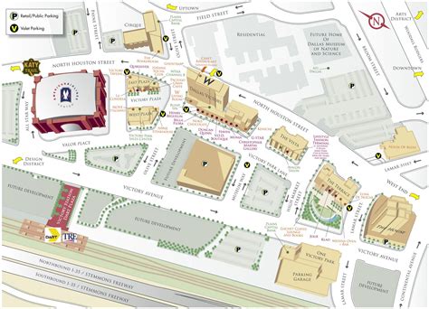 Downtown Dallas Parking Map | Cities And Towns Map