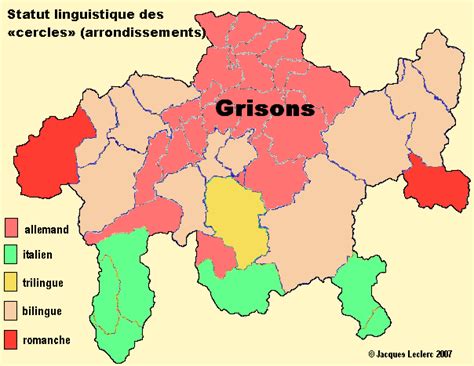 Les Arrondissements Linguistiques Grisons