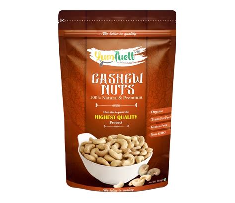 Yumfuell Premium Imported A Grade Organic Whole Cashew Nuts Kaju Dry