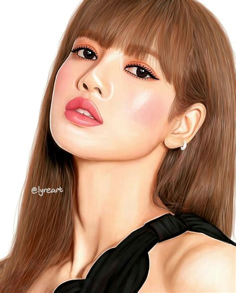 Pin By 🌹black Moon🌛 ⛓🥀 On Blackpink Art ♦ Fan Art Lisa Stunning