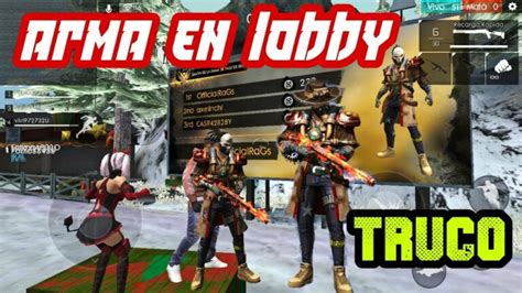 Como Equipar Armas En El Lobby De Free Fire Projaker