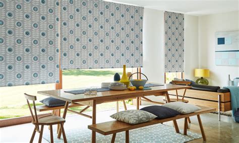 Neisha Teal Roller Blind From The House Beautiful Roller Blind