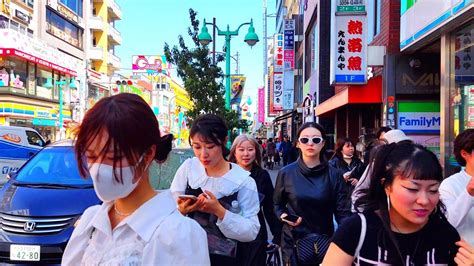 4K 新大久保から東京新宿までのウォーキングツアーWalking tour from Shin Okubo To Shinjuku