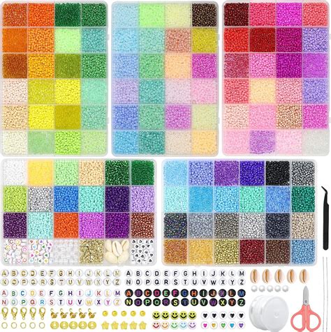 Couleurs Pi Ces Perles De Rocaille Mm Coffret Perles Pour