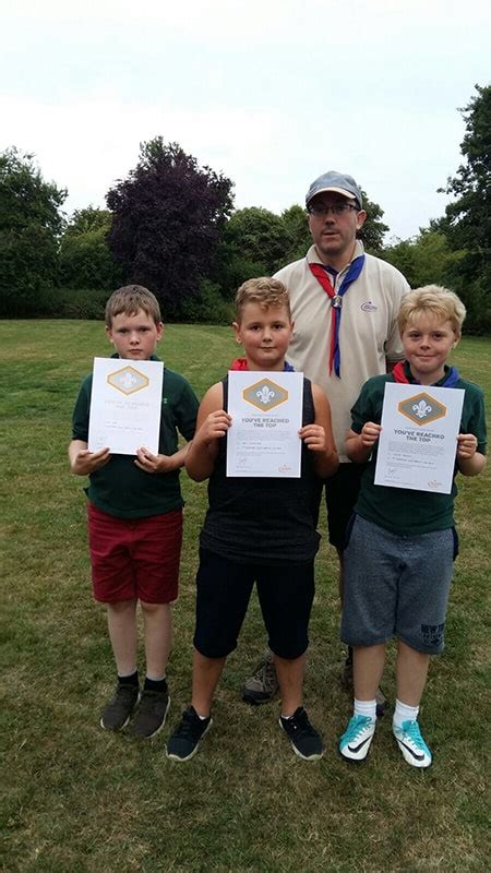 More Chief Scouts Silver Awards Shefford Scout Group