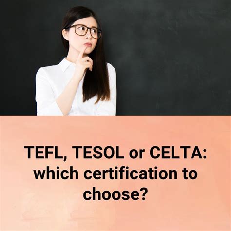 What Is The Difference Between TEFL CELTA And TESOL Certificates