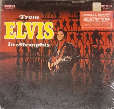 Elvis Presley Lp Lsp 4155 From Elvis In Memphis Hype Sticker No Bonus