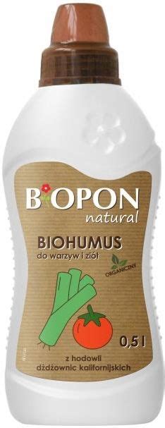 Nawóz Biopon Biohumus Do Warzyw I Ziół 0 5L Ceny i opinie Ceneo pl