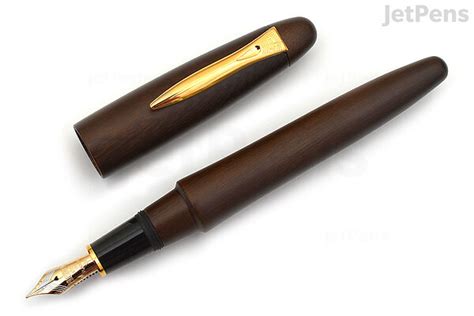 Platinum Izumo Fountain Pen Tagayasan Bombay Black Wood Matte