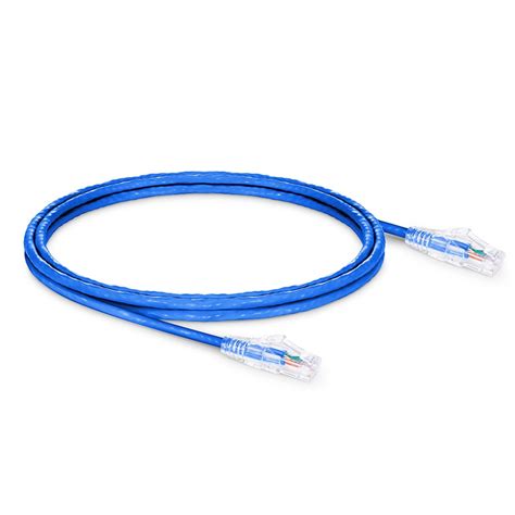 8ft 2 4m Cat6 Snagless Unshielded UTP PVC CM Slim Ethernet Network