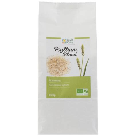 Psyllium Blond La Vie Claire Sainte Clotilde