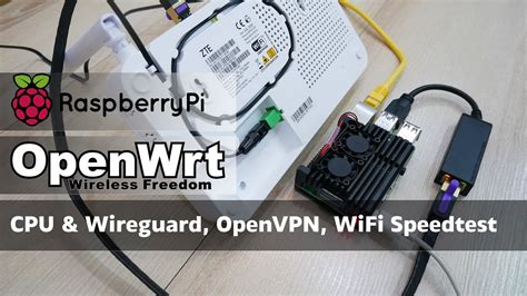 OpenWRT Raspberry Pi As Router CPU Wireguard OpenVPN WiFi