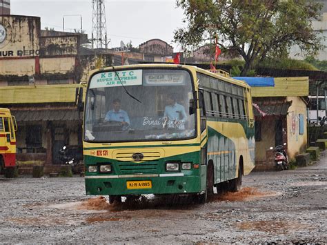 Ksrtc Super Express Air Bus Atc Of Kannur Depot Startin Flickr