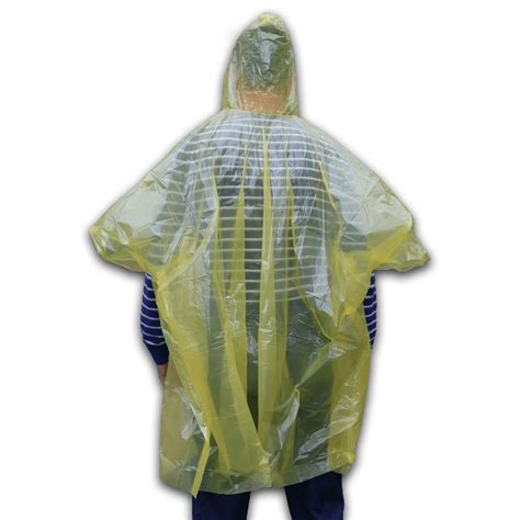 Pelerina Ploaie Tip Poncho Fabricat Din Pvc Culoare Galben Marime