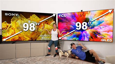 Giant Tv Showdown Sony Vs Tcl Youtube