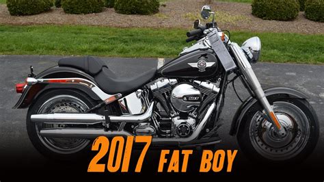 2017 Harley Davidson Fat Boy Flstf Vivid Black Youtube