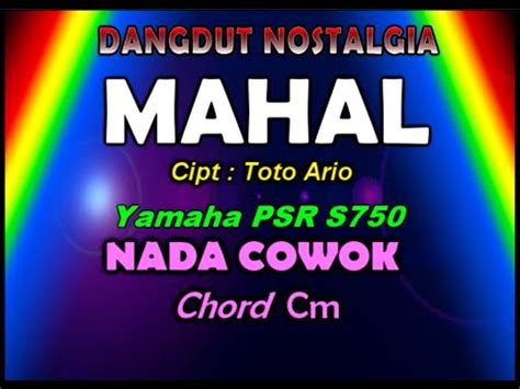 Mahal Karaoke Lirik Meggy Z Nada Cowok YouTube