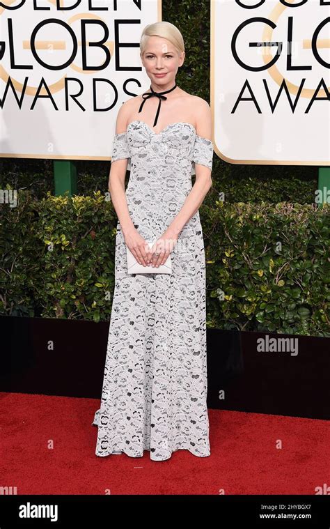 Michelle Williams Attending The 74th Annual Golden Globe Awards Held At