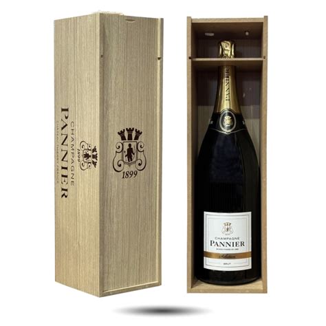 Pannier Brut Champagne Jeroboam Wooden Box The Wine Shop