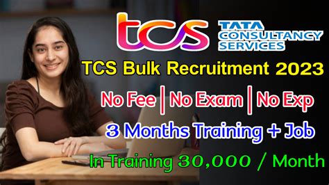 Latest Tcs Recruitment 2023 Work From Home Jobs