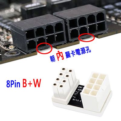 台灣出貨 顯卡電源轉向 GPU VGA 6P 8P 6Pin 8Pin 電源接頭 電源轉向180度轉向 轉90度角 蝦皮購物