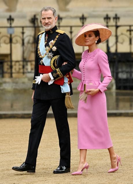 Queen Letizia Dazzles In A Carolina Herrera Dress And Spanish Made Hat