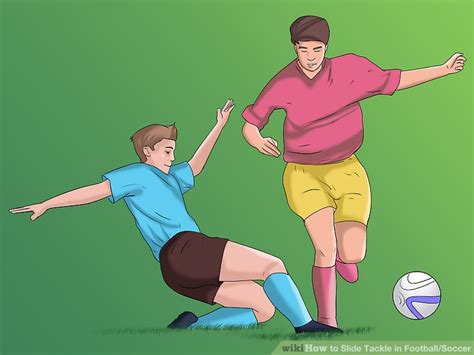 How To Slide Tackle In Football Soccer Steps With Pictures