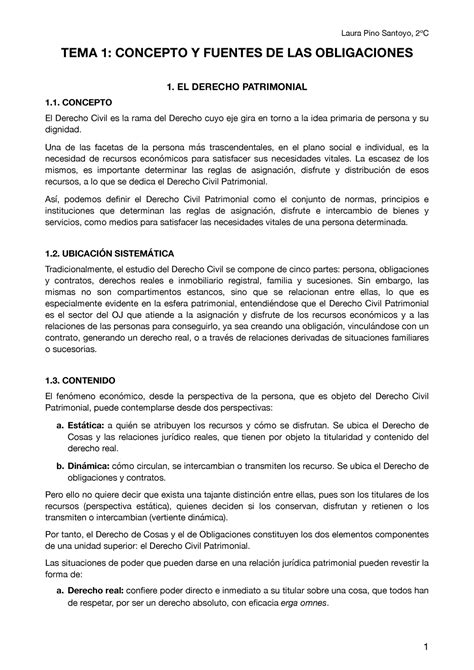 Temario Cuatri Apuntes Tema Concepto Y Fuentes De Las