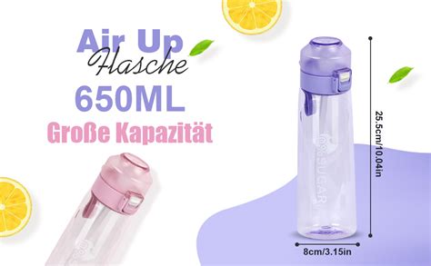 Figarge Air Up Flasche Air Up Pods Air Up Wasserflasche Starter Set