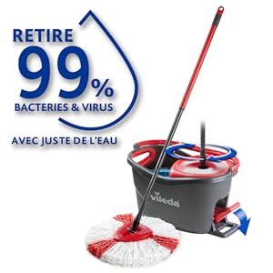 Vileda Easy Wring Clean Turbo Balai Avec Seau P Dale Pack Avec