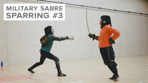 Military Sabre Sparring 3 With Commentary Hema Youtube