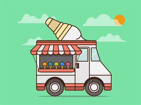 Ice Cream Van By Olly R On Dribbble