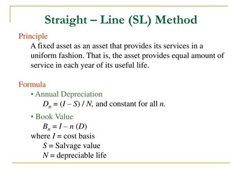 Understanding Depreciation Straight Line Method Questions And Answers In Pdf Format