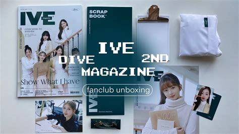 Magazine Ive Ive Second Official Fanclub Dive Membership Kit